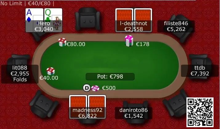 【EPCP扑克】玩法：开局35BB拿着A-Qo在大盲如何应对3-Bet