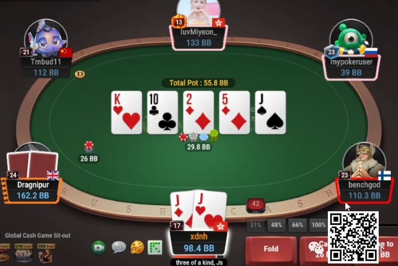 【EPCP扑克】牌局分析：Set just call? 孙老师是超级大Nit吗？