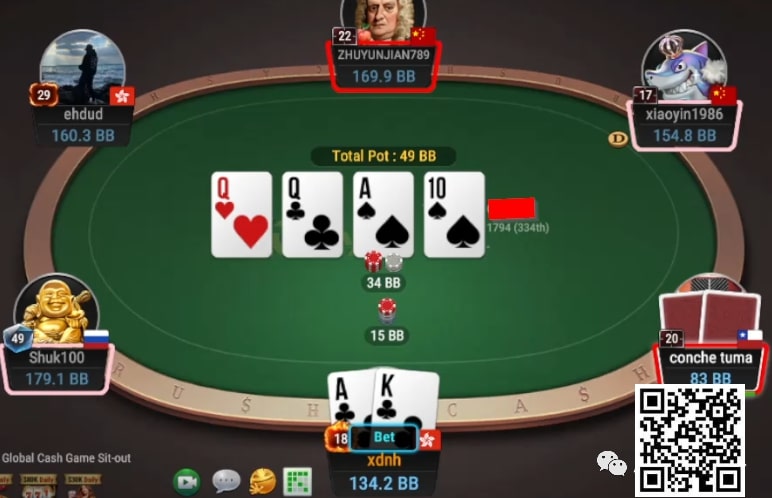 【EPCP扑克】牌局分析：借着坚果优势的掩护继续开炮