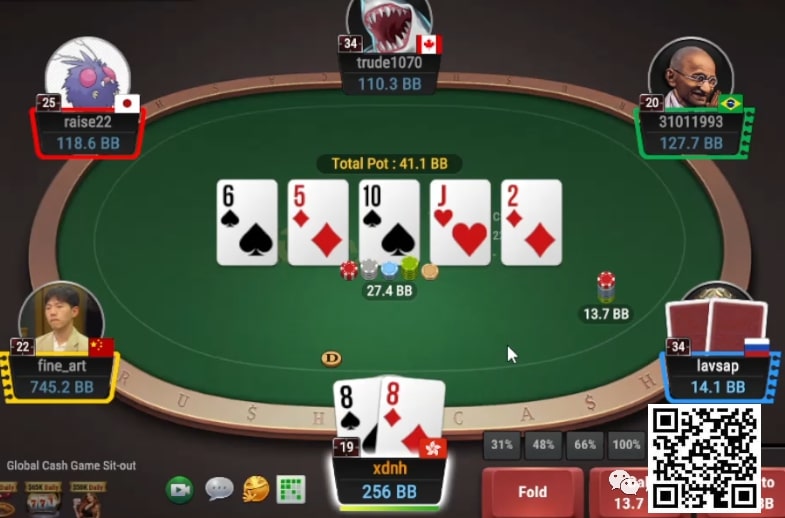 【EPCP扑克】牌局分析：3Bet底池88怎么玩