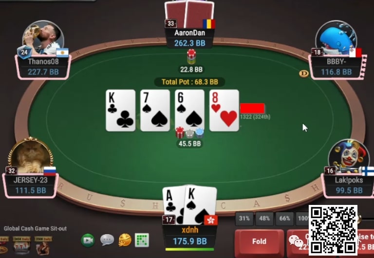 【EPCP扑克】牌局分析：深筹3BP顶对顶踢难题