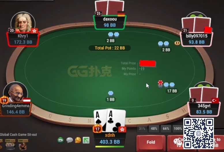 【EPCP扑克】牌局分析：当AA遇到超大的3B挤压