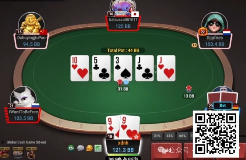 【EPCP扑克】牌局分析：3Bet底池，中对要不要cbet？