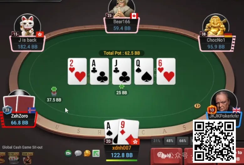 【EPCP扑克】牌局分析：不知道河牌能不能抓