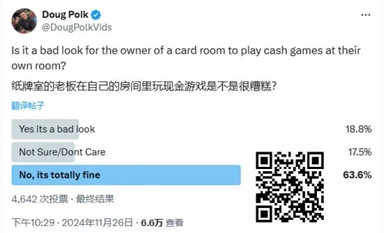 【EPCP扑克】Doug Polk因被部分网友霸凌，不再参加自己扑克室的比赛了？