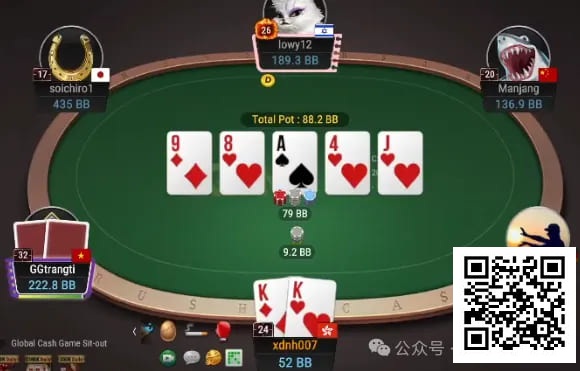 【EPCP扑克】牌局分析：3枪超小block bet