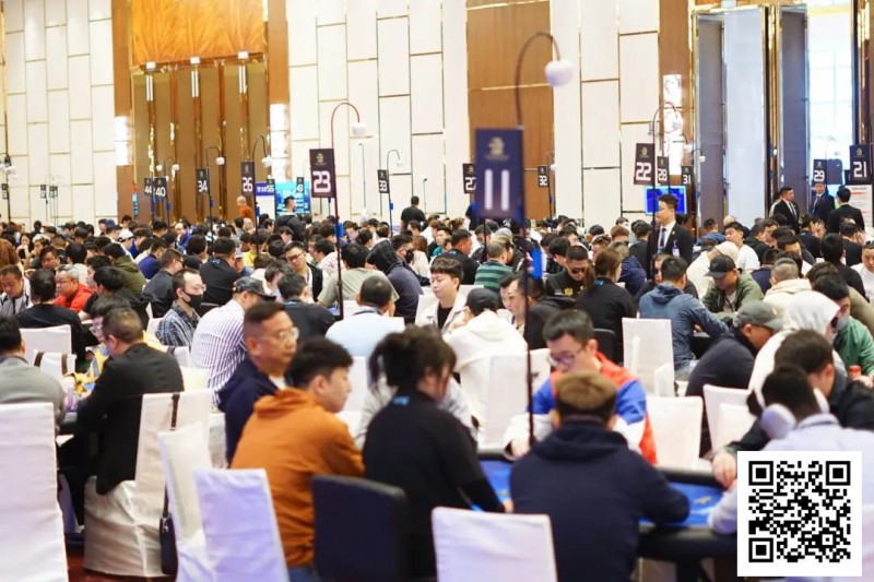 【EPCP扑克】2025CPG®海棠湾巡游赛 | 主赛第一轮B组778人参赛点燃赛场，郑财40.25万记分牌领衔261人晋级