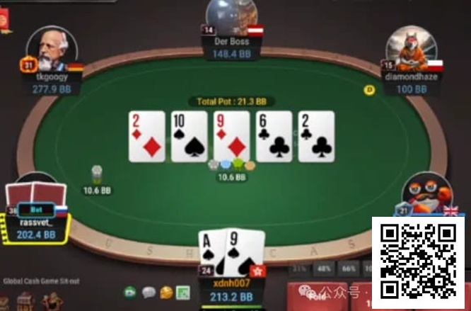 【EPCP扑克】牌局分析：请不要这样3枪bluff