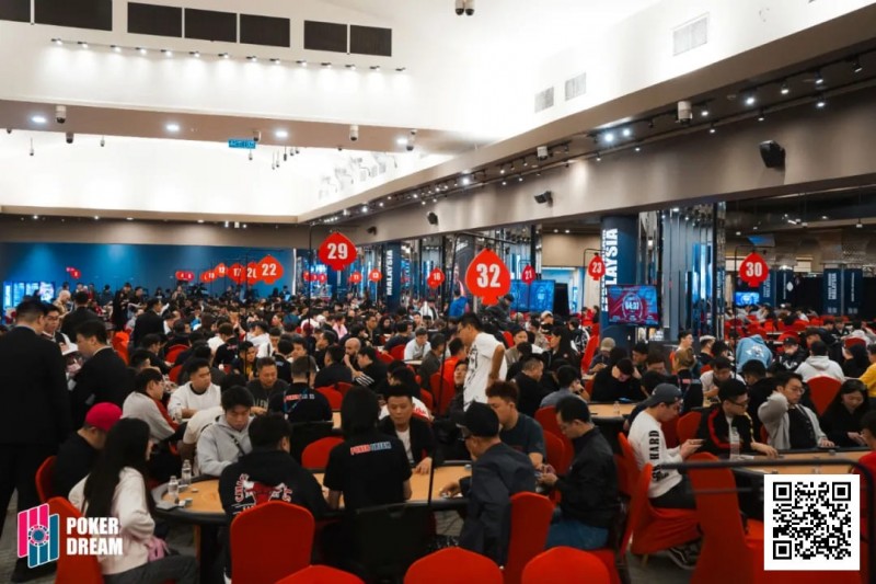 【EPCP扑克】PD17吉隆坡 | 人气十足！马来西亚开幕赛共1596人次报名，208人晋级决赛日