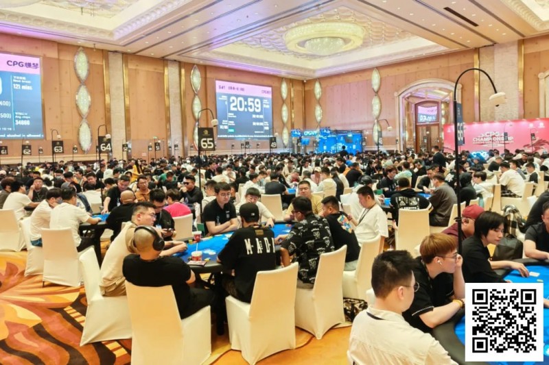 【EPCP扑克】CPG横琴选拔赛 | 盛况空前！主赛第一轮B组1016人参赛创新高，朱泽清45.5万记分牌数量领跑259人晋级