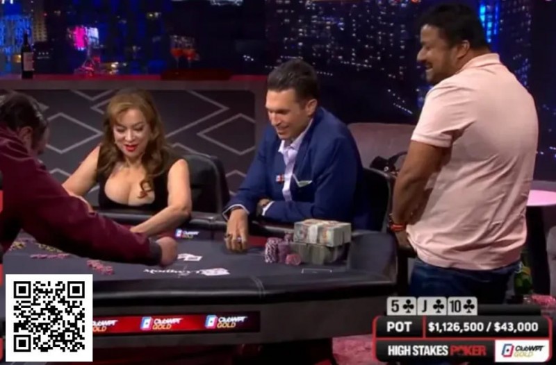 【EPCP扑克】三人翻牌全下,发四次牌争夺110万美元巨池,A高成为最大赢家