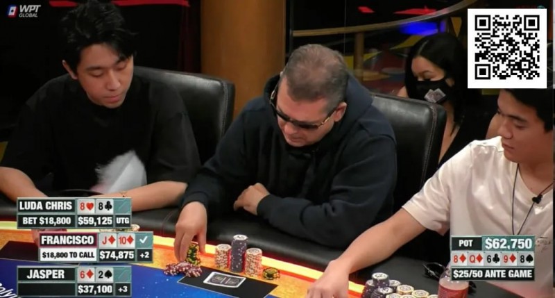 【EPCP扑克】四条不敌同花顺!Hustler Casino Live诞生19万巨额彩池,Chris Chen这手牌太惨了!