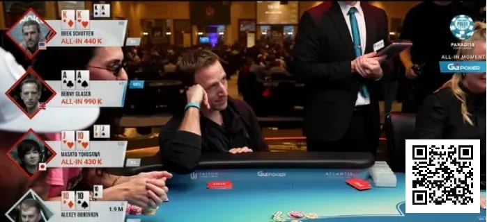 【EPCP扑克】四家全下！AA、KK、TT、同花，谁是最后赢家？