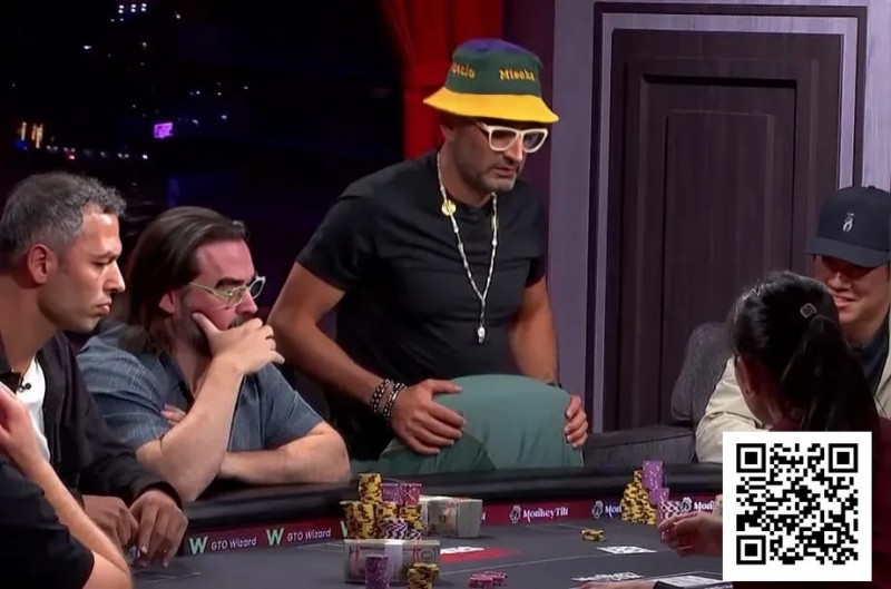 【EPCP扑克】史上最惨cooler之一！A葫芦撞四条8，魔术师豪夺82W刀巨池！