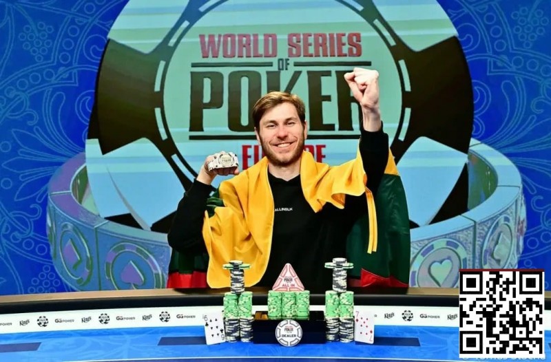 【EPCP扑克】国人朱恒涛的36万刀金手链之旅,从10刀卫星赛晋级WSOP主赛FT!