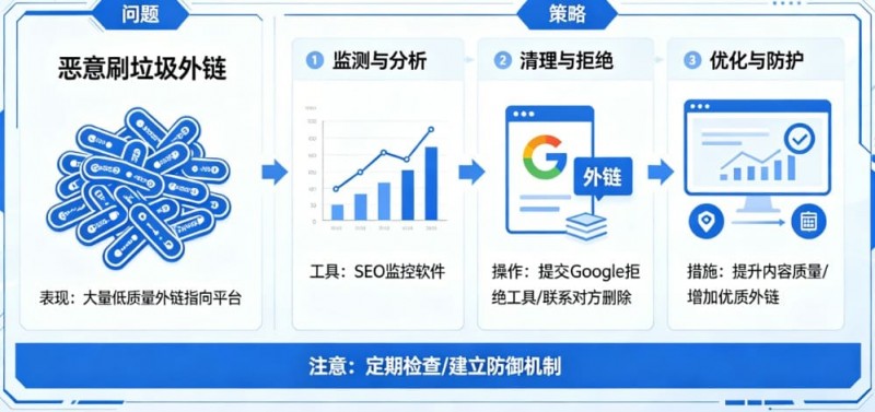 【EPCP扑克】博彩平台的“负面SEO”防御：竞争对手恶意刷垃圾外链怎么办？