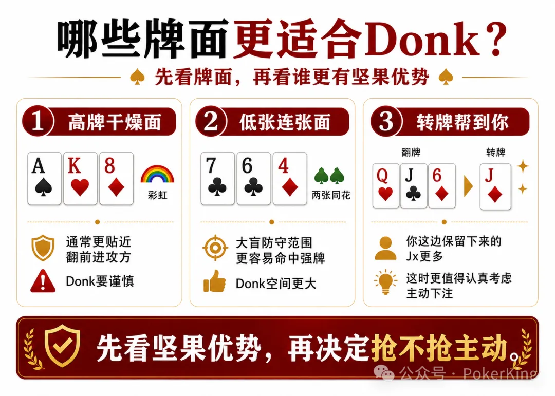 【EPCP扑克】Donk-Bet什么时候能用？OOP不是只能过牌