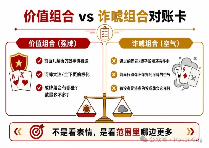 【EPCP扑克】河牌全下怎么接？三步拆解，不再被“唬”走