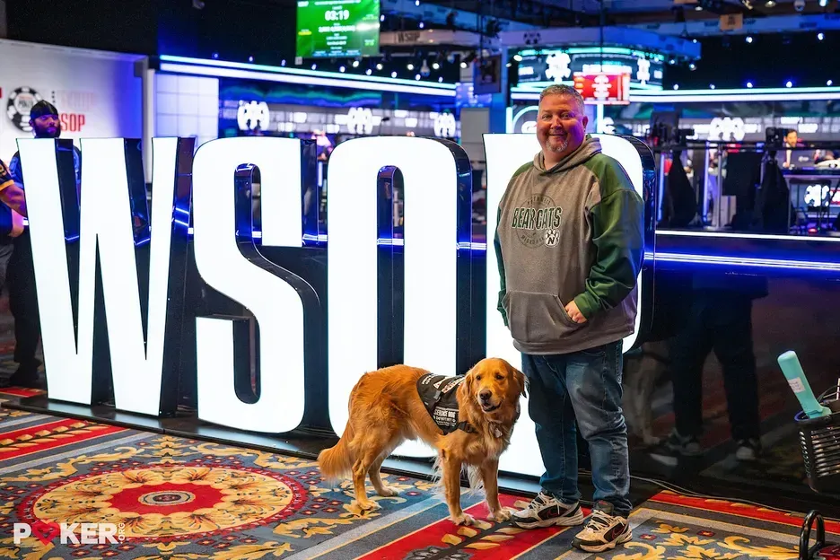 【EPCP扑克】带着金毛打WSOP?“没有它,我可能会死在牌桌上”