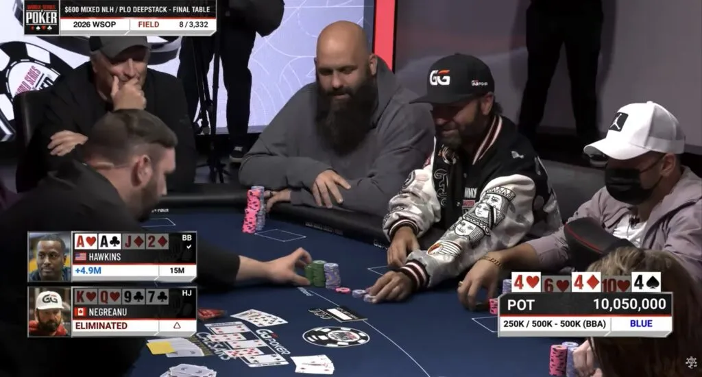 【EPCP扑克】2026 WSOP快评:600刀混搭赛变成“修罗场”,丹牛撞上霍金斯,葫芦收服同花
