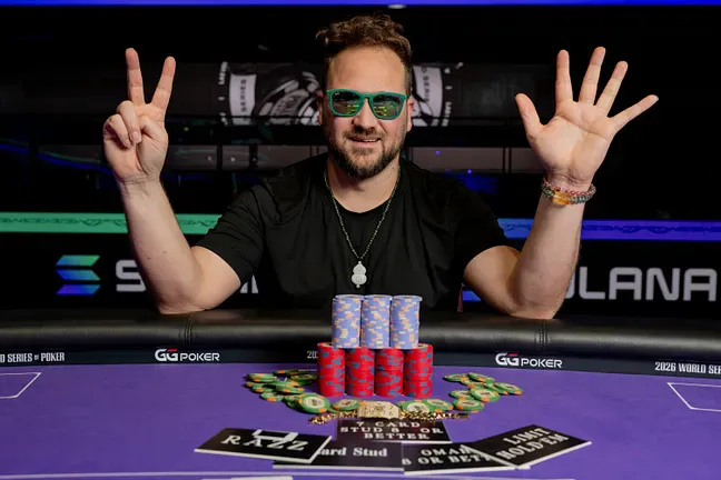 【EPCP扑克】2026WSOP | 10K H.O.R.S.E.赛朱跃奇获第29名,3K六人桌DannyTang第38名