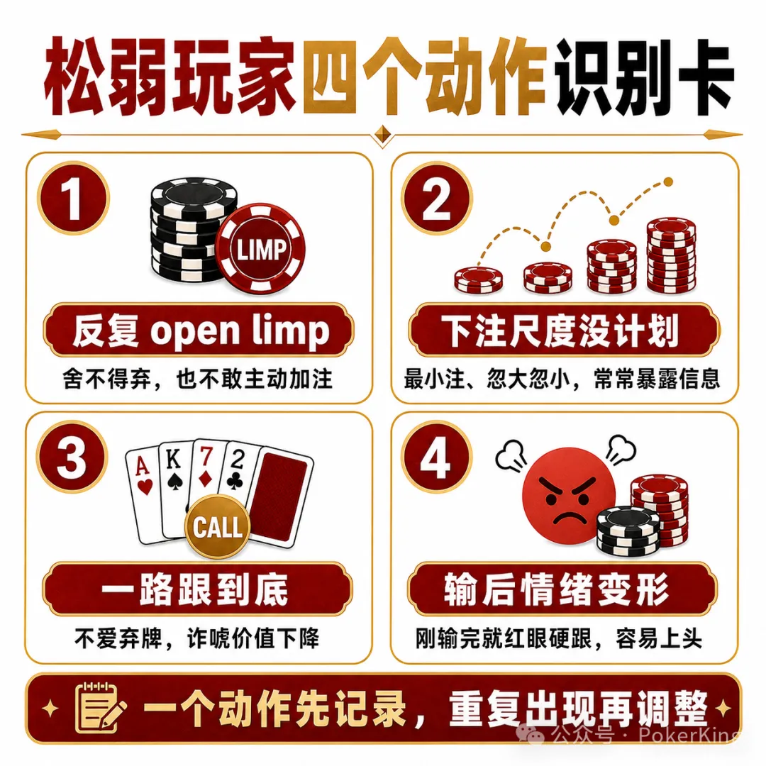 【EPCP扑克】坐上牌桌,先别急着看牌:四个信号帮你识别桌上的“目标玩家”