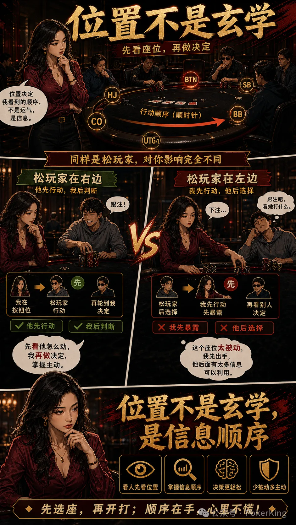 【EPCP扑克】坐下之前先看四个信号：位置选对了，牌还没发就少了一半难度