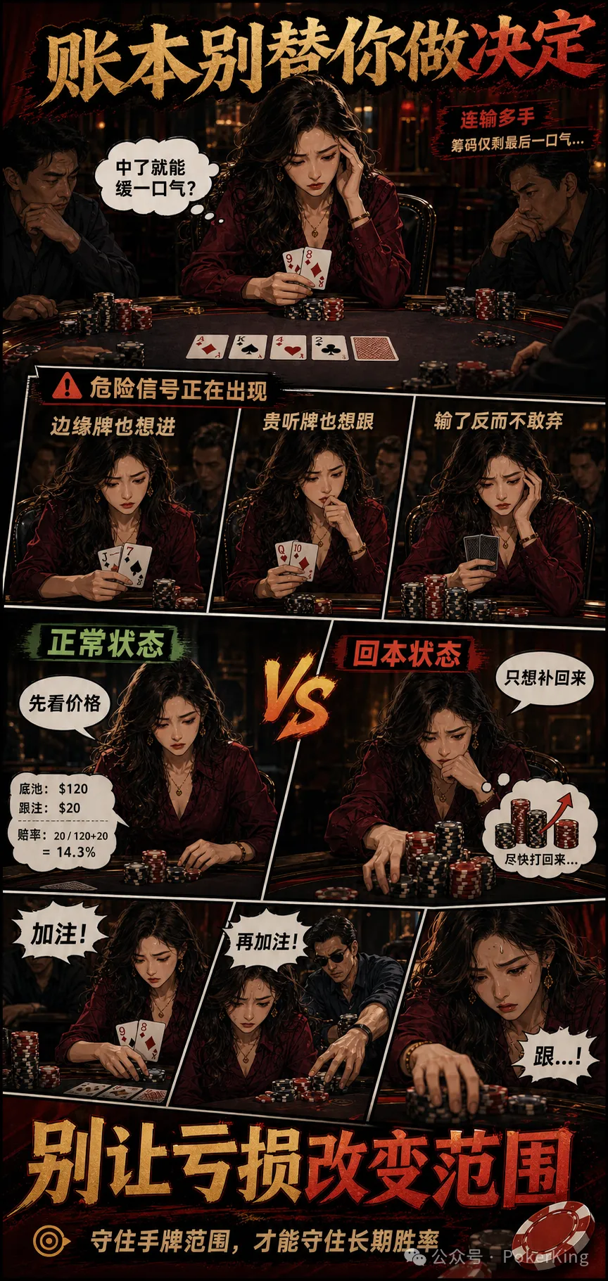 【EPCP扑克】连输时最危险的三件事:别让“今晚必须追回来”替你做决定