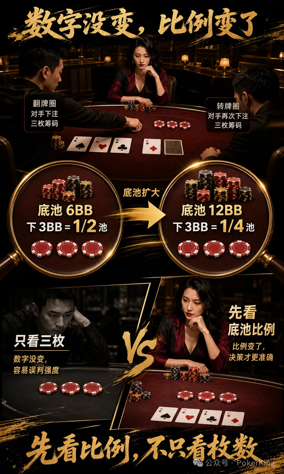 【EPCP扑克】翻牌转牌同一个数，是“稳”还是“弱”？先查局面变没变