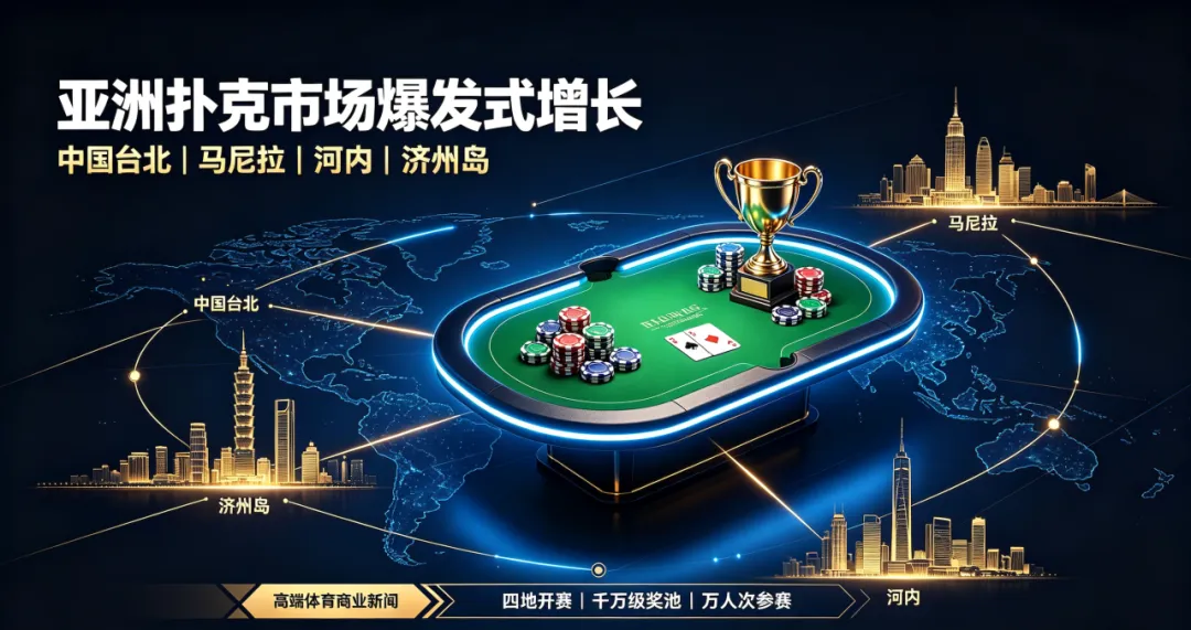 【EPCP扑克】亚洲扑克市场持续火爆，四站赛事同时开赛热潮再起