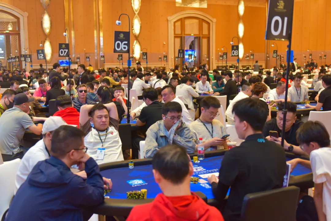 【EPCP扑克】2026 CPG横琴|主赛首轮1615人次参赛566人晋级,刘畅34.25万记分牌领跑第一轮C组