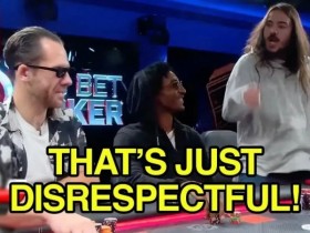 【EPCP扑克】7-2杂色英勇跟注,扑克秀新人击溃顶级职牌