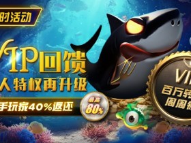 【EPCP扑克】限时活动：VIP回馈国人特权再升级新手玩家40%返还